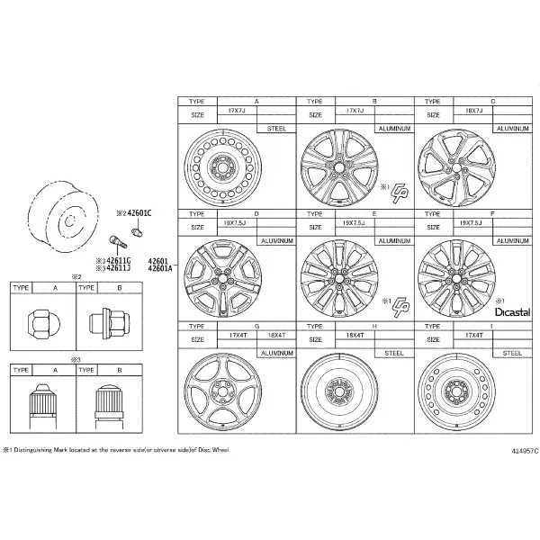 DISC WHEEL & WHEEL CAP