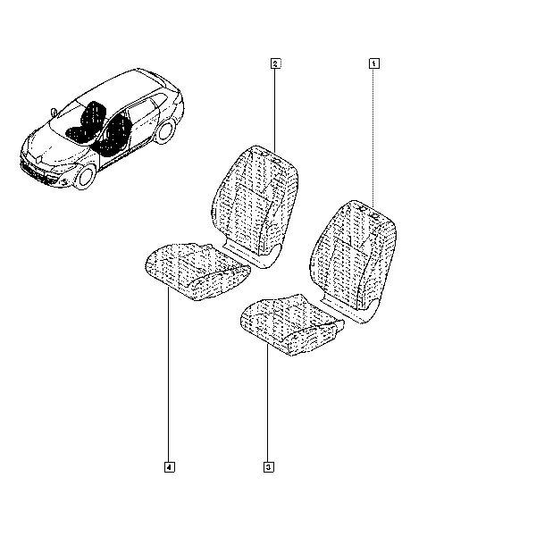 Обивка сиденья