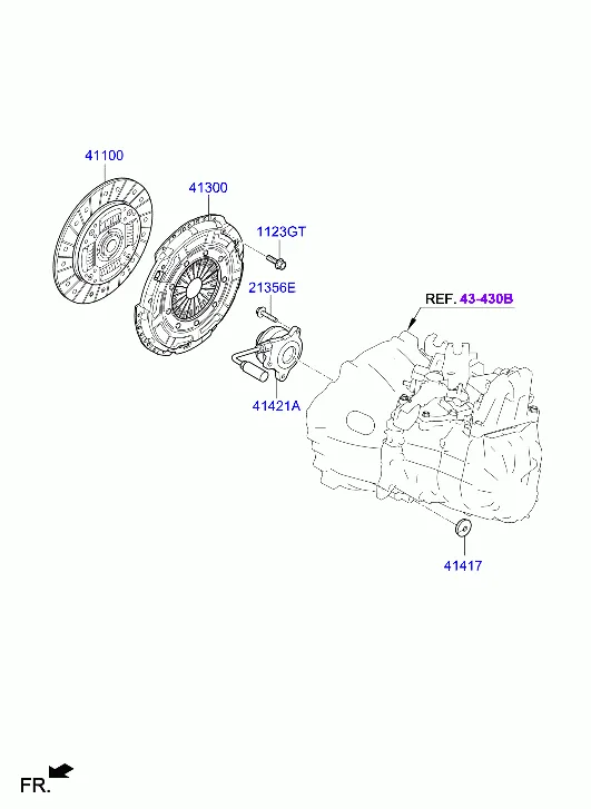 Вилка выключения сцепления