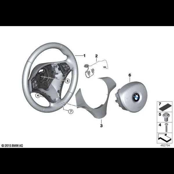 Спортивное рулевое колесо с НПБ