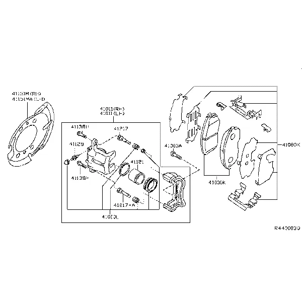 Передний тормоз