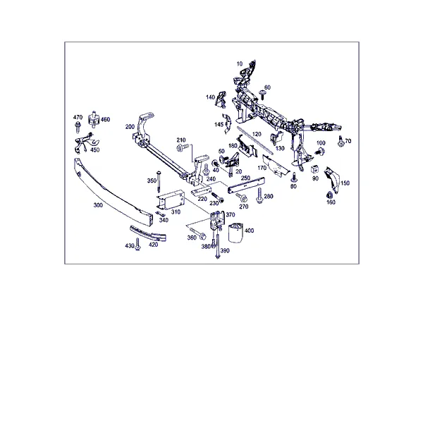 ПЕРЕД. ЭЛЕМ. ЖЕСТКОСТИ И ОПОРА РАДИАТОРА