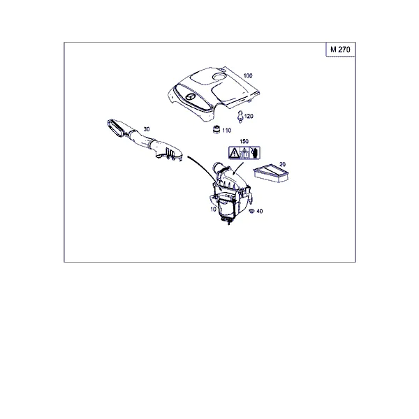 ВОЗДУХОЗАБОРНИК БЕНЗИНОВЫХ А/М