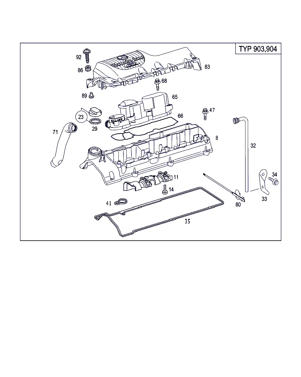 КРЫШКА КЛАПАННОГО МЕХАНИЗМА