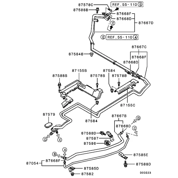ОТОПЛ., КОНДИЦ. И ВЕНТИЛЯЦИЯ - ТРУБКИ КОНДЕНСОРА
