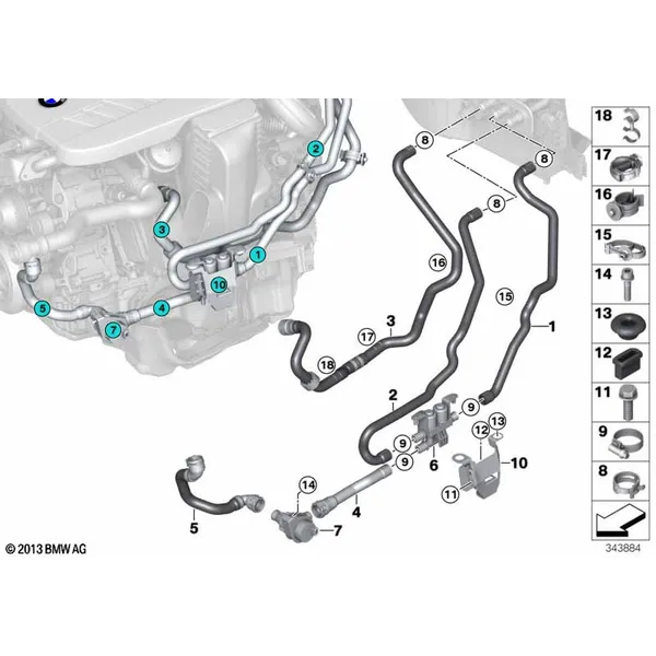 Шланги охлаждающей жидкости