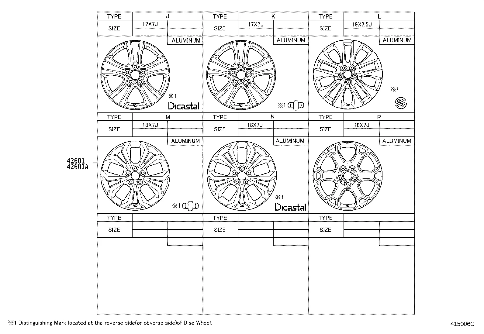 DISC WHEEL & WHEEL CAP