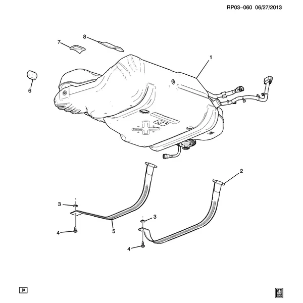 МОНТАЖ ТОПЛИВНОГО БАКА
