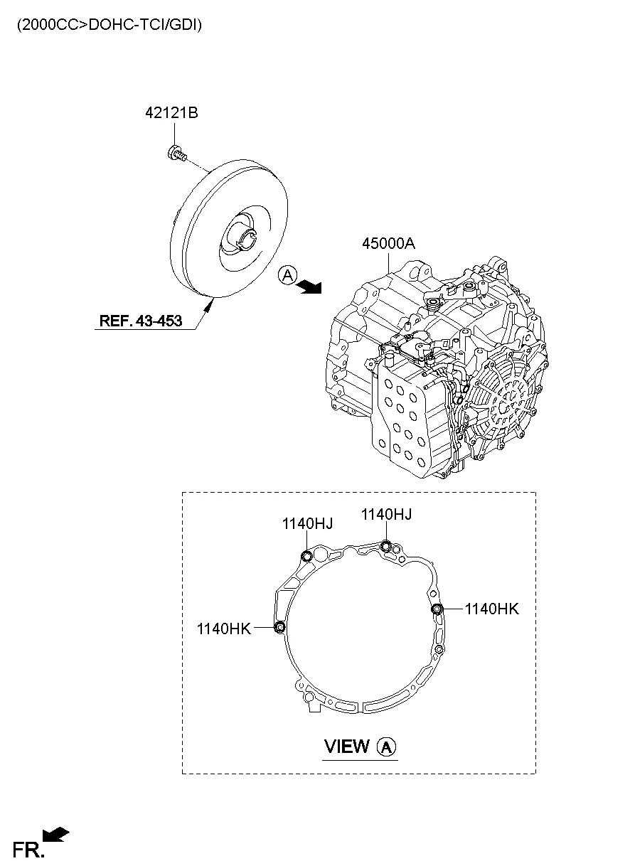 TRANSAXLE ASSY-AUTO; 2