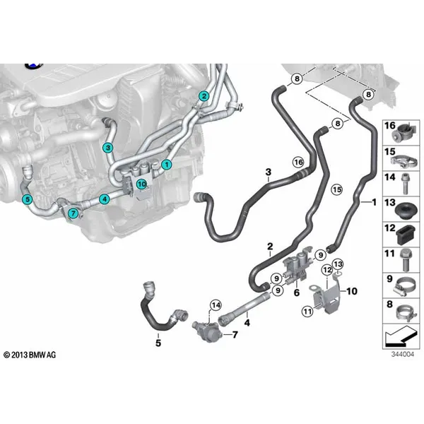 Шланги охлаждающей жидкости