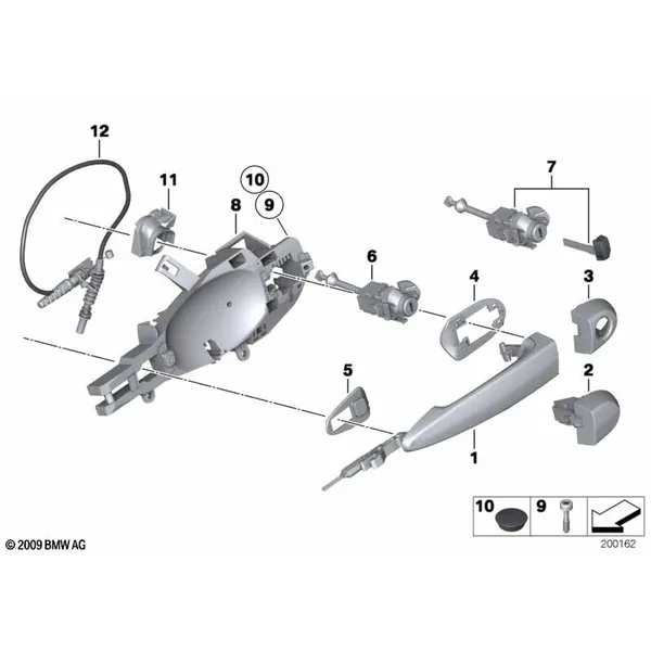 Система замков передней двери