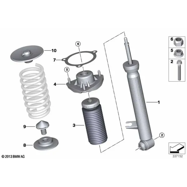 Дополнит.детали амортизац.стойки Зд