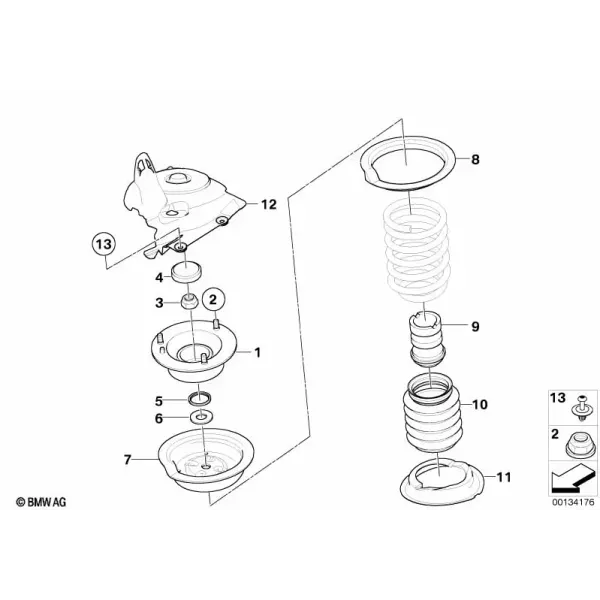 Опора амортизационной стойки