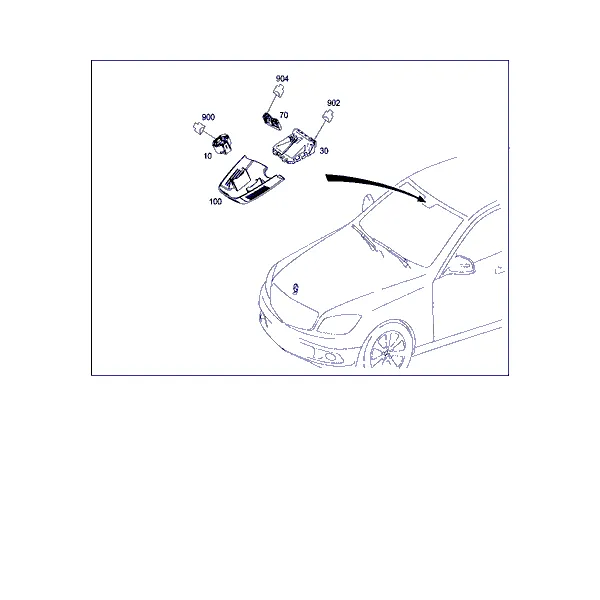 ДАТЧИКИ, КАМЕРА И ПЕРЕКЛЮЧАТЕЛЬ ЗА ВЕТРОВЫМ СТЕКЛОМ