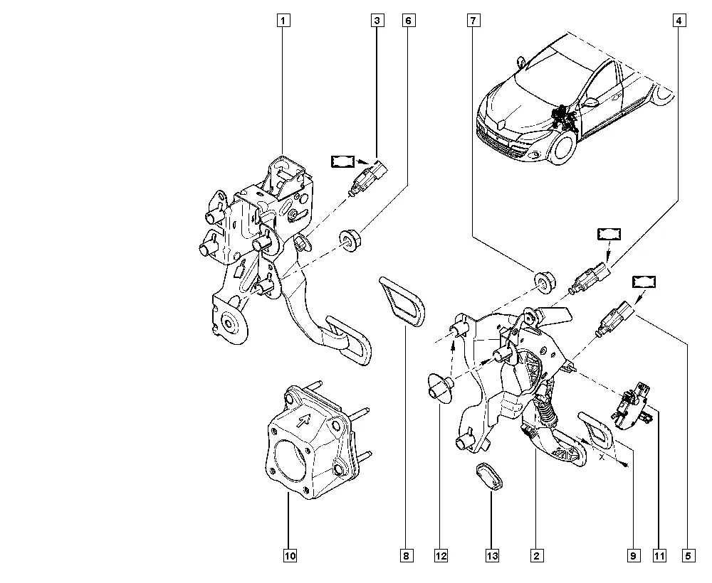 Педальный механизм
