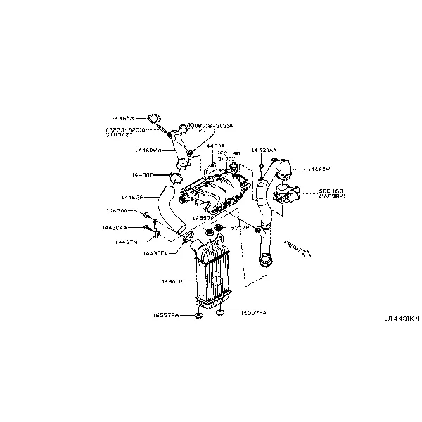 Турбонагнетатель; INTERCOOLER & PIPING