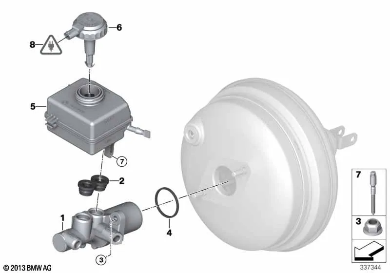 Главный тормозной цилиндр/бачок