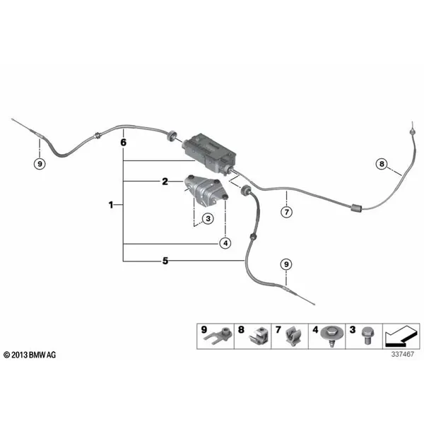 Стояночный тормоз/исполнительный узел