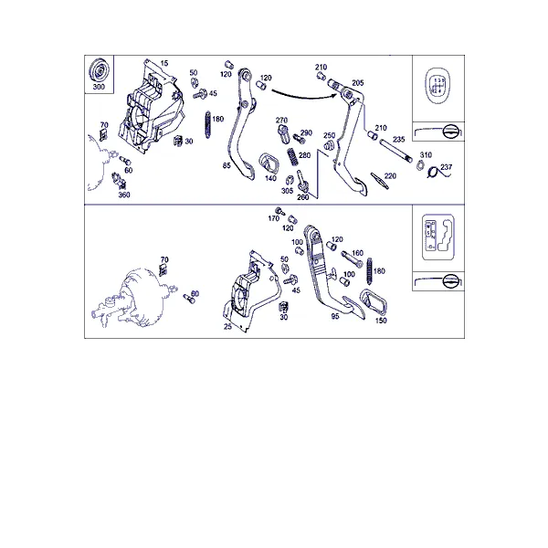 ПЕДАЛЬНЫЙ УЗЕЛ С ПОДШИПНИКАМИ