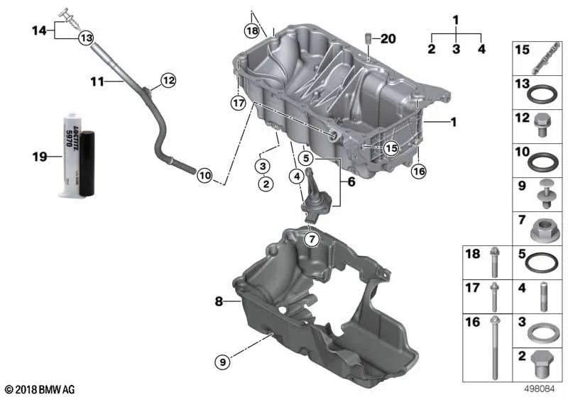 Масляный картер/маслоизмерит.приспособл.