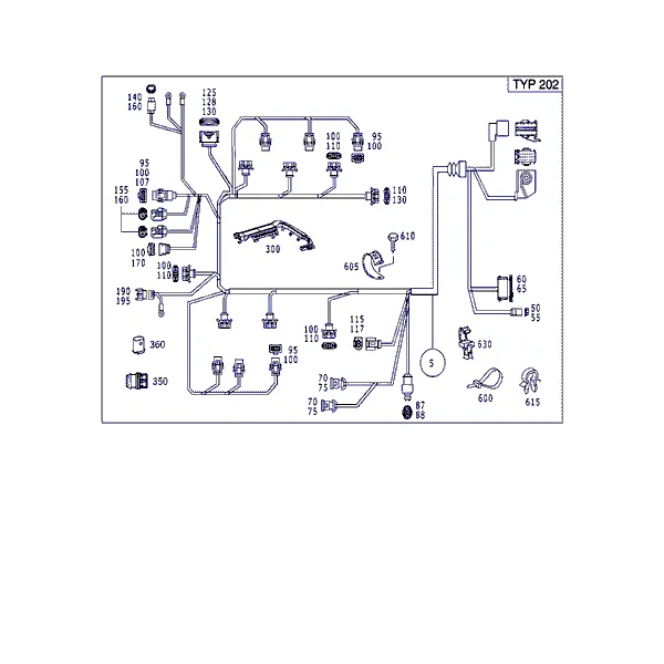 ЖГУТ ПРОВОДКИ ДВИГ. C-КЛАСС