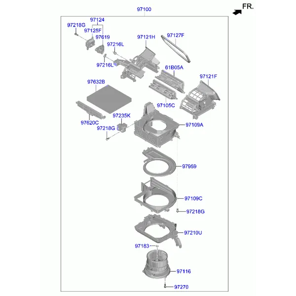 Климатическая установка - отопитель и вентилятор