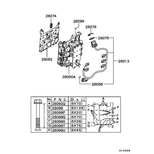 АКПП - КОРПУС КЛАПАНОВ АКПП