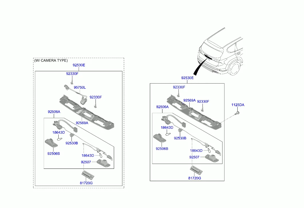 Лампа освещения номерного и внутреннего осв.