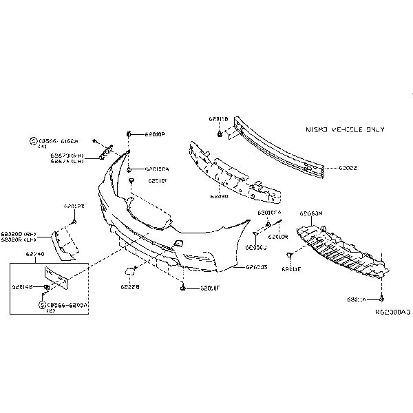 Передний бампер
