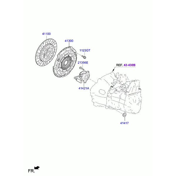 Вилка выключения сцепления