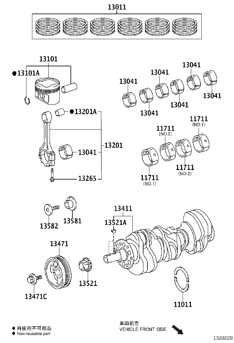 CRANKSHAFT & PISTON