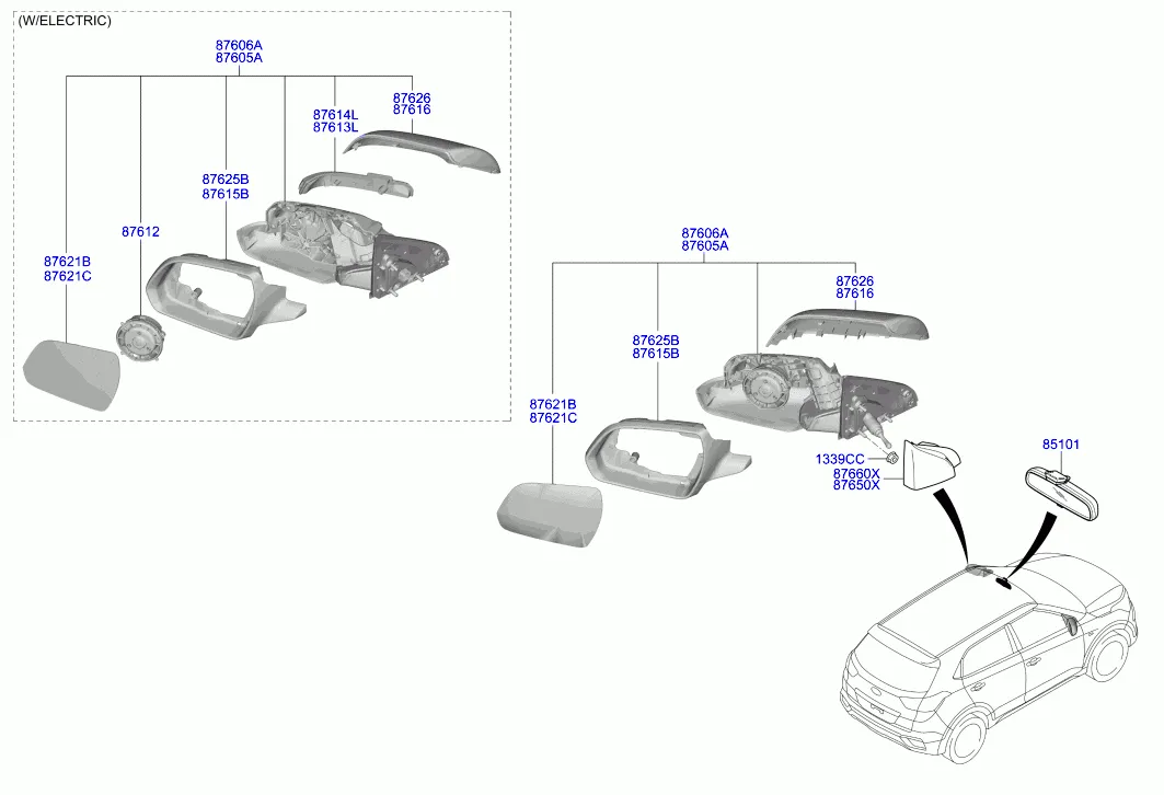 MIRROR-OUTSIDE REAR VIEW
