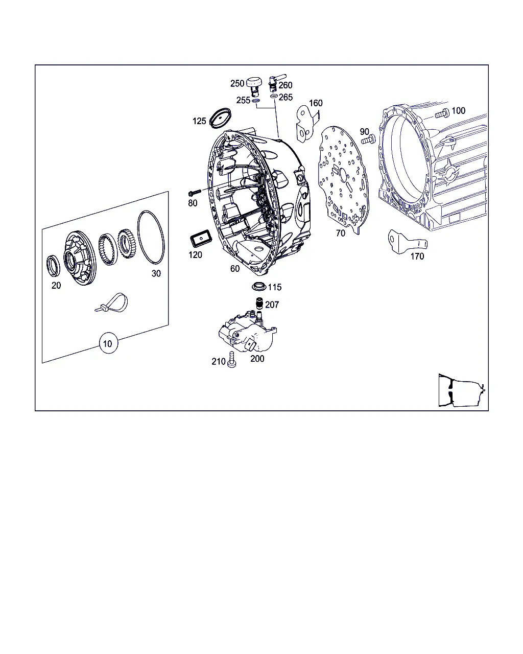КАРТЕР ГИДРОТРАНСФОРМАТОРА, МАСЛ. НАСОС