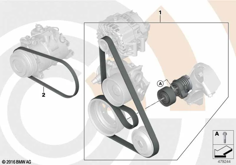 Рем.к-т ременного привода Value Line