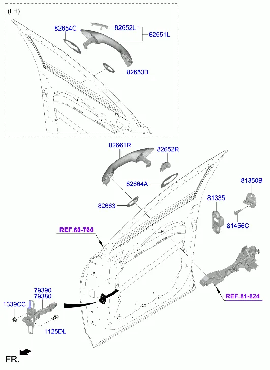 замок передней двери