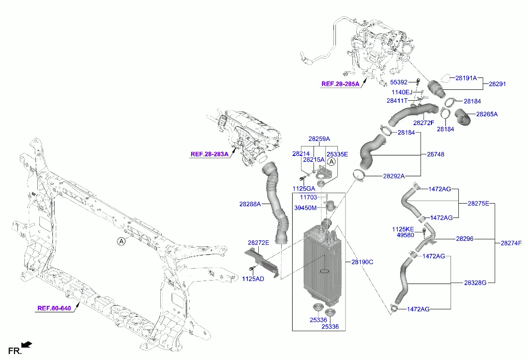 Турбокомпрессор и охладитель воздуха