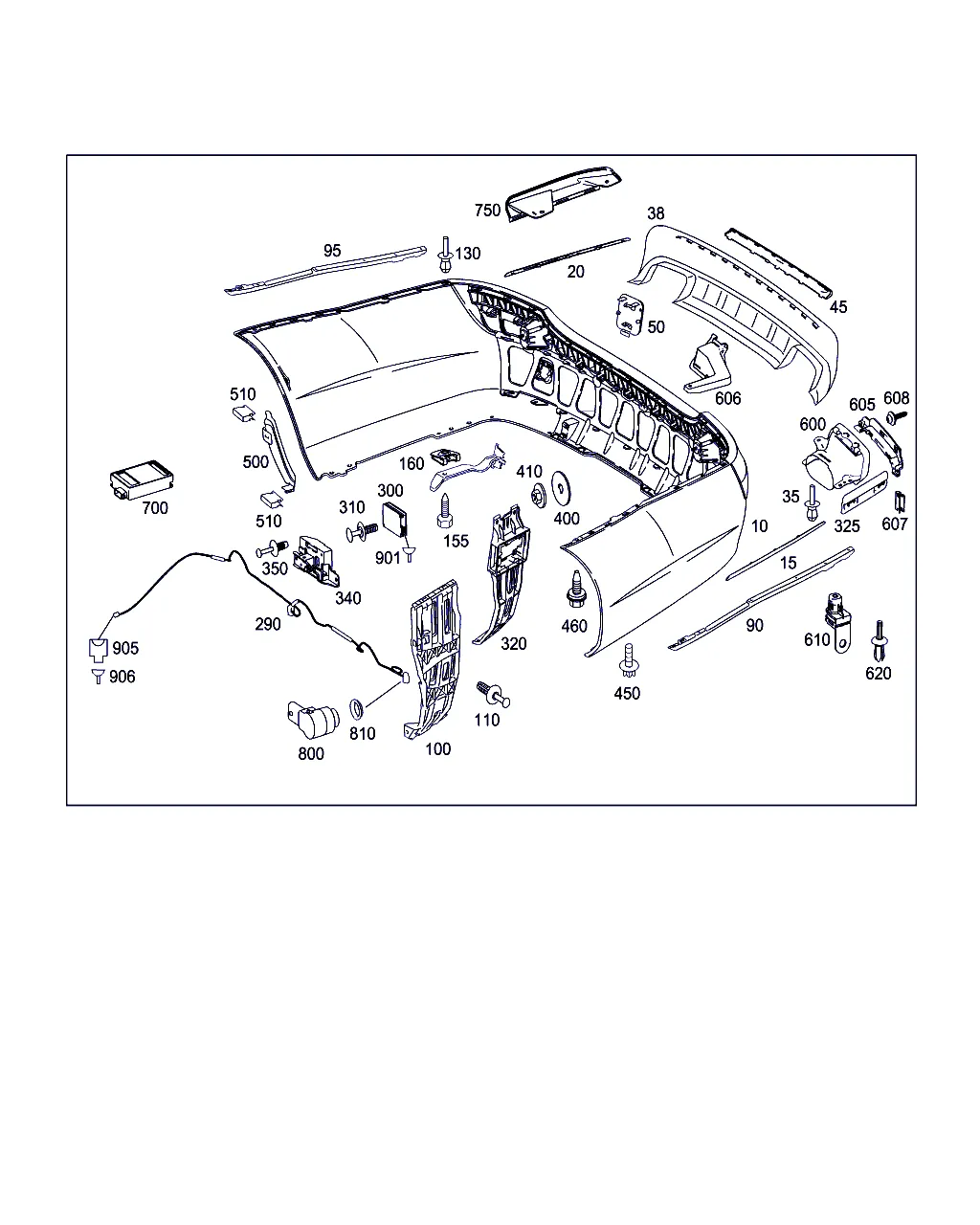 БАМПЕР ЗАДНИЙ