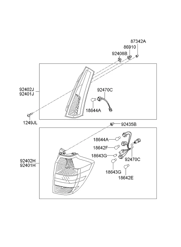 задняя фара