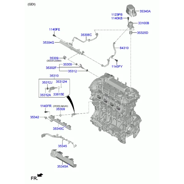 дроссельная заслонка и инжектор