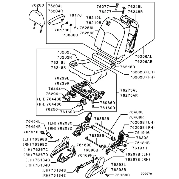 СИДЕНИЯ - ЗАДНИЕ СИДЕНЬЯ
