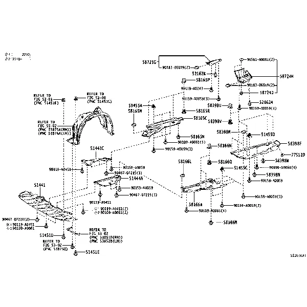 SUSPENSION CROSSMEMBER & UNDER COVER