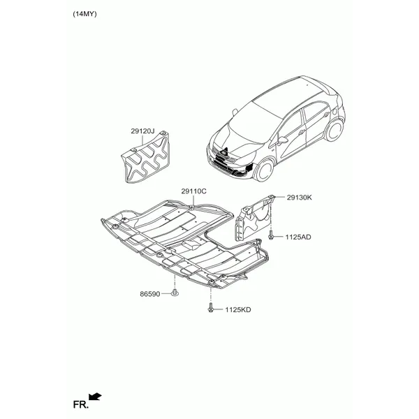 Нижняя крышка