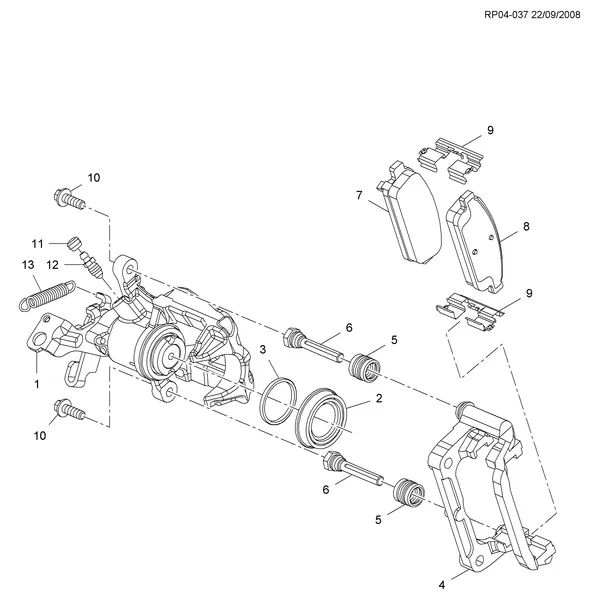 ТРМЗ СУПП/ЗАДН 16"(J60)