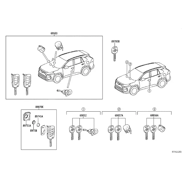 LOCK CYLINDER SET