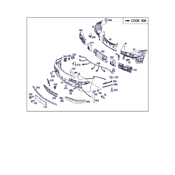 БАМПЕР ПЕРЕДНИЙ