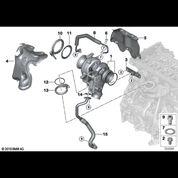 Турбонагнетатель со смазкой