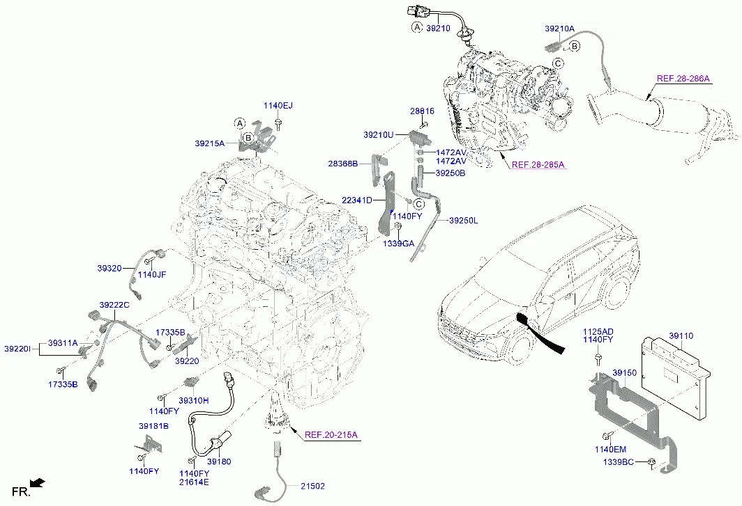 электронный блок управления двигателем