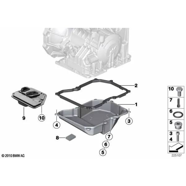 GA6F21WA - Масляный картер