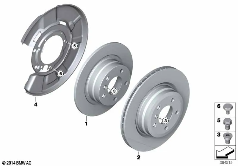 Тормозной диск торм.механ.заднего колеса