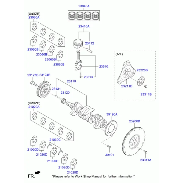 коленвал и пистон